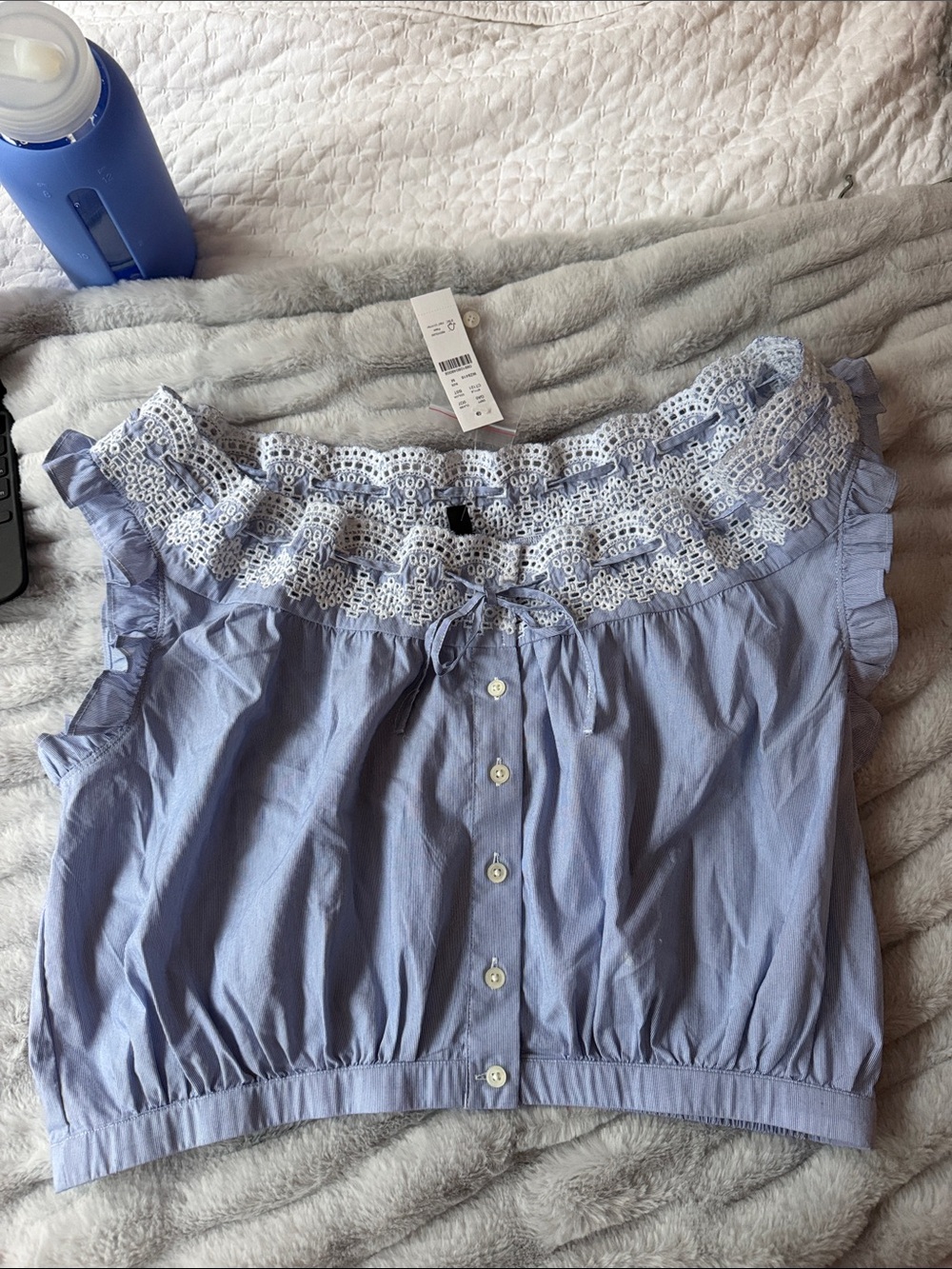 J Crew Eyelet Tank Top NWT